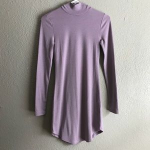 Lavender Turtle Neck Dress